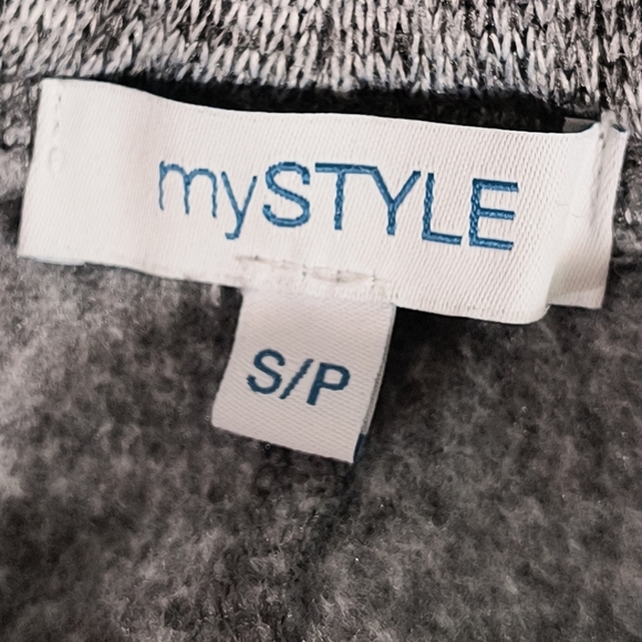 MySTYLE Women's Small Gray Hoodie W/Small Gray Cuffed Ankles Jogger Pants - Picture 15 of 16